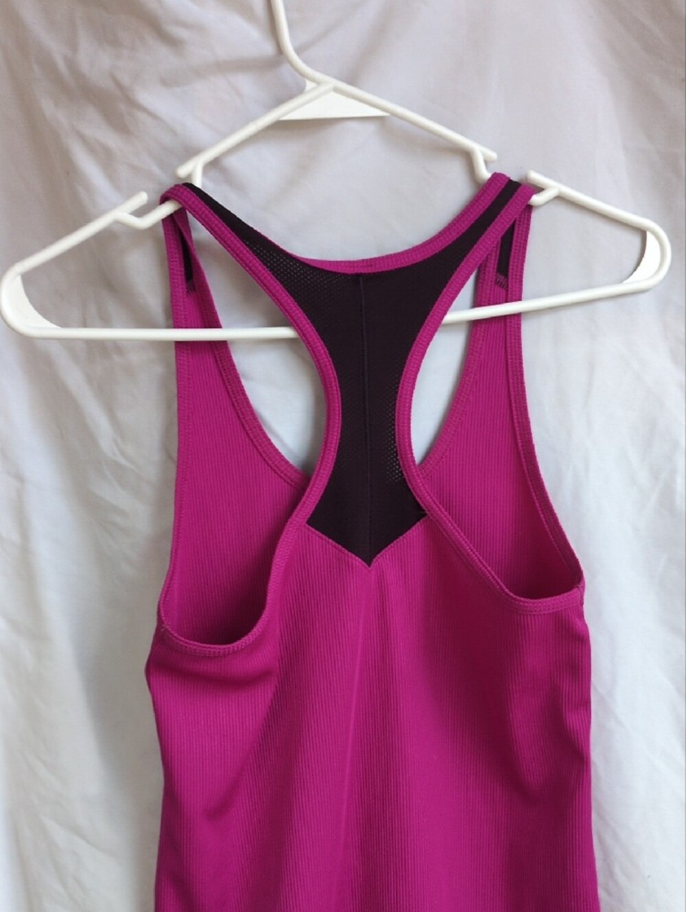 Under Armour Magenta Ribbed Racerback Tank - Picture 5 of 6